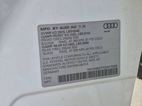 Used 2025 Audi Q6 e-tron Premium Plus w/ Premium Plus AWD/4WD image 31