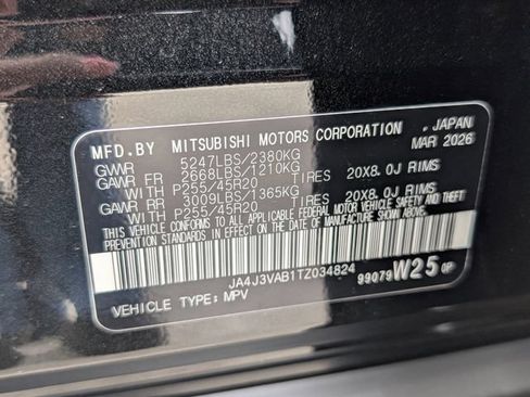 New 2026 Mitsubishi Outlander SE FWD image 29