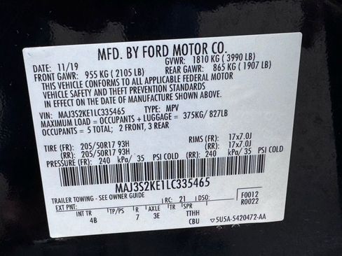 Used 2020 Ford EcoSport Titanium image 44