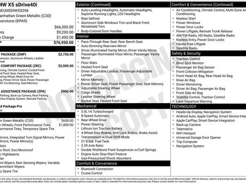 Used 2025 BMW X5 sDrive40i w/ M Sport Package RWD image 34