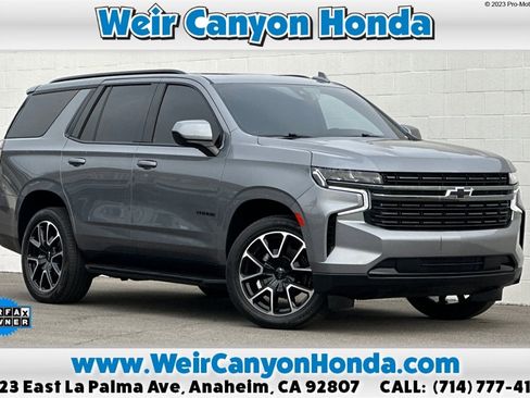 Used 2021 Chevrolet Tahoe RST w/ Rear Media and Nav Package image 1