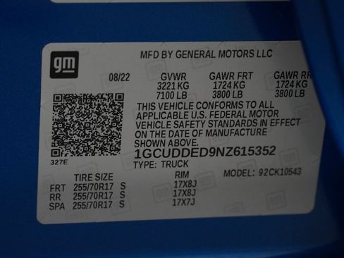 Certified 2022 Chevrolet Silverado 1500 LT AWD/4WD image 43