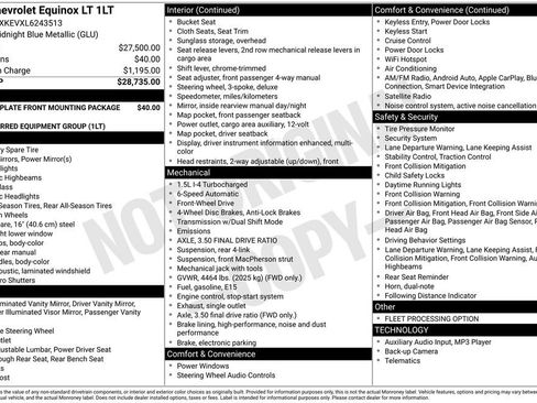 Used 2020 Chevrolet Equinox LT image 9