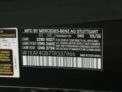 New 2026 Mercedes-Benz C 300 Sedan image 12