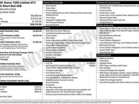 Used 2022 GMC Sierra 1500 AT4 w/ AT4 Premium Package AWD/4WD image 31
