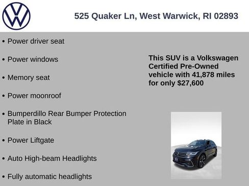 Certified 2023 Volkswagen Tiguan SEL R-Line AWD/4WD image 13