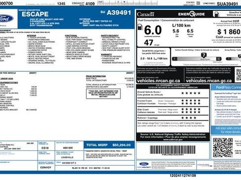Used 2025 Ford Escape ST-Line Select w/ Tech Pack #1 image 3
