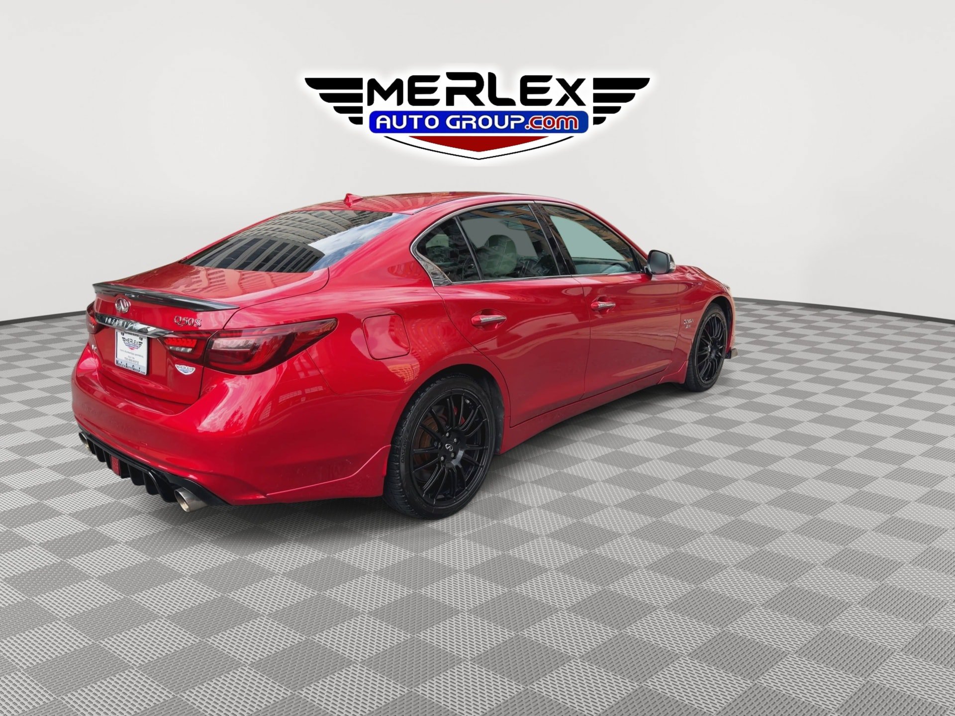 Used 2019 INFINITI Q50 Red Sport 400 AWD/4WD image 8