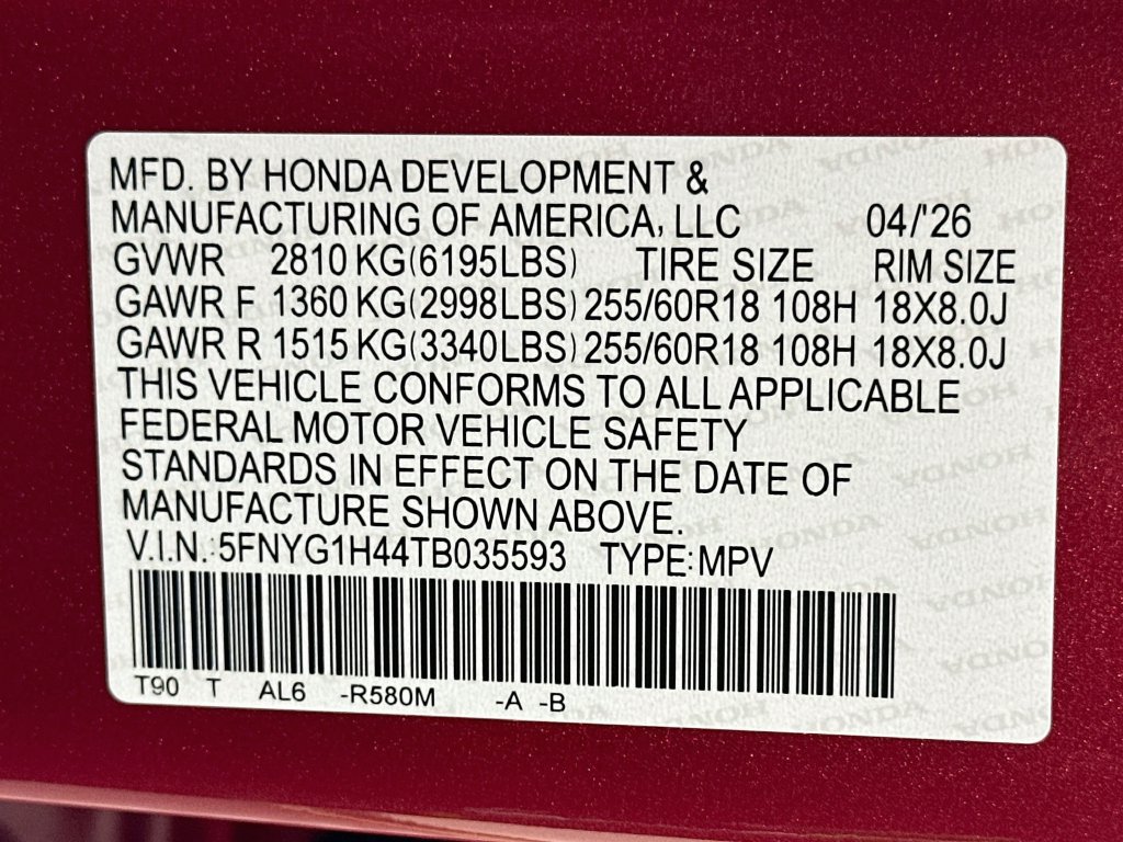 Certified 2026 Honda Pilot EX-L image 33