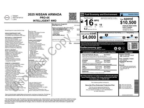 New 2025 Nissan Armada PRO-4X image 10