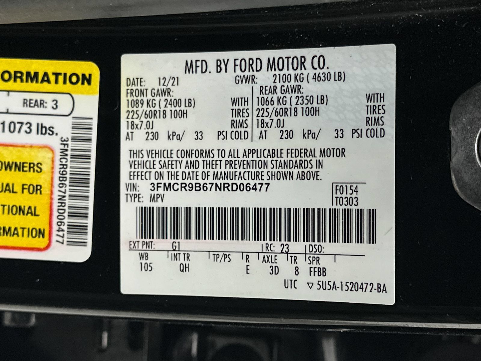 Used 2022 Ford Bronco Sport Big Bend AWD/4WD image 33
