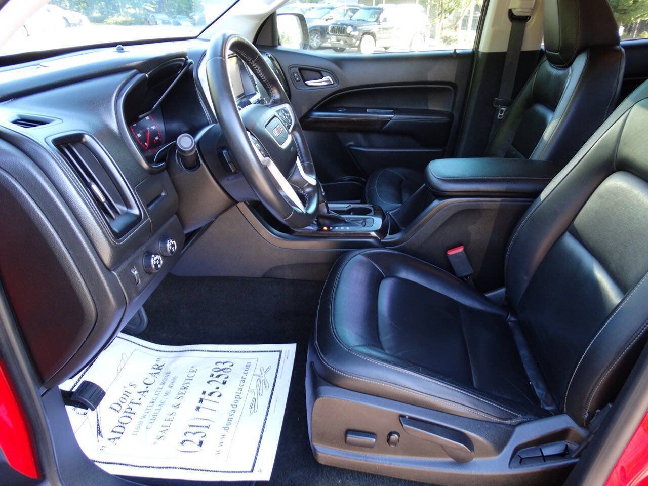 Used 2016 GMC Canyon 4x4 Crew Cab SLT w/ Driver Alert Package image 14