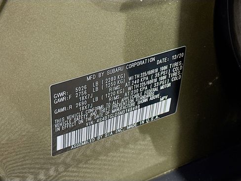 Used 2021 Subaru Outback Onyx Edition XT image 33