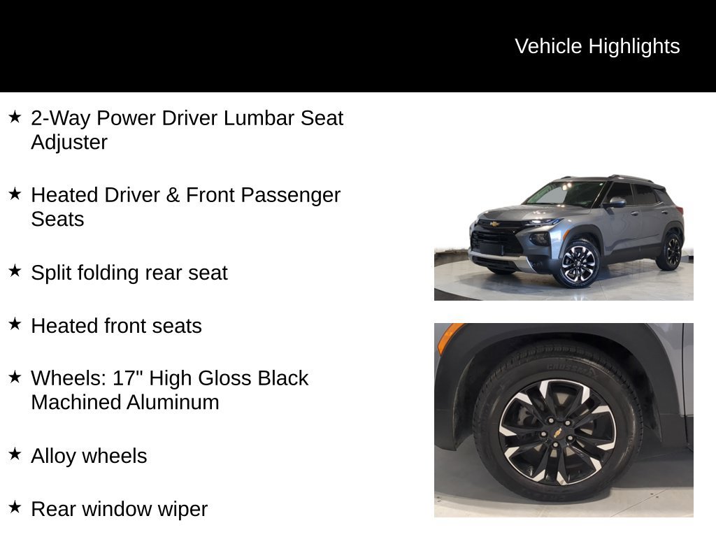 Used 2021 Chevrolet TrailBlazer LT w/ Convenience Package AWD/4WD image 38