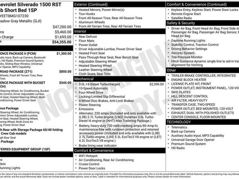 Used 2021 Chevrolet Silverado 1500 RST w/ Convenience Package II AWD/4WD image 69