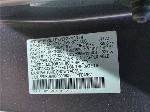 Used 2023 Honda Odyssey Touring image 15