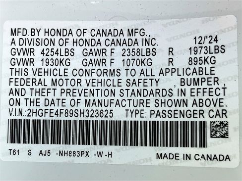 Used 2025 Honda Civic Sport Touring image 31