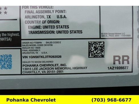 New 2026 Chevrolet Tahoe High Country image 39