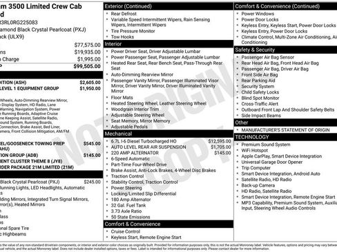 Certified 2024 RAM 3500 Limited w/ Night Edition AWD/4WD image 50