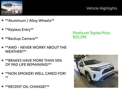 Used 2024 Toyota RAV4 LE AWD/4WD image 14