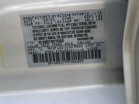 Used 2021 Nissan Sentra SV FWD image 6