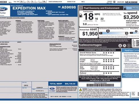 Used 2022 Ford Expedition Max Platinum image 7