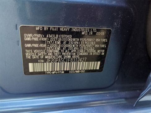 Used 2015 Subaru Crosstrek 2.0i Limited image 31