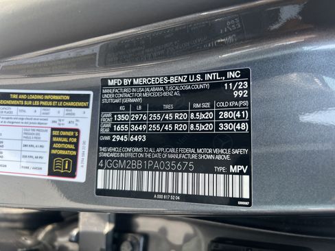 Certified 2023 Mercedes-Benz EQE 350+ SUV w/ AMG Line Exterior Package image 37