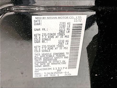 Used 2023 Nissan Murano SV w/ SV Midnight Edition Package image 23