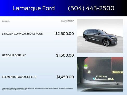 Used 2022 Lincoln Aviator Reserve w/ Elements Package Plus image 2