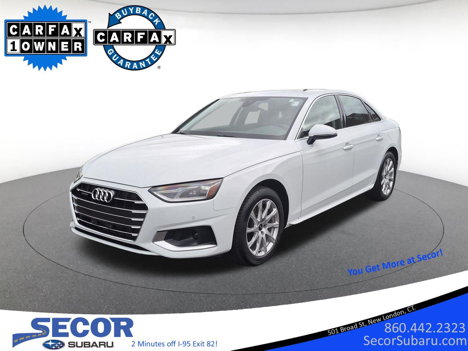 Used 2021 Audi A4 2.0T Premium w/ Convenience Package AWD/4WD image 1