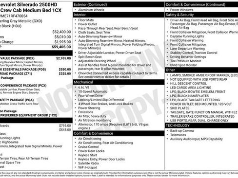 Used 2024 Chevrolet Silverado 2500 Custom w/ Custom Value Package AWD/4WD image 3