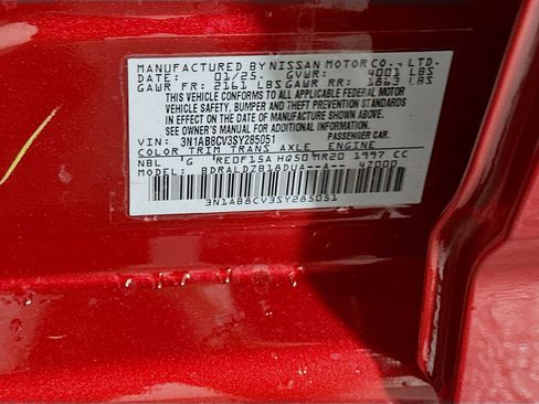 Used 2025 Nissan Sentra SV FWD image 12