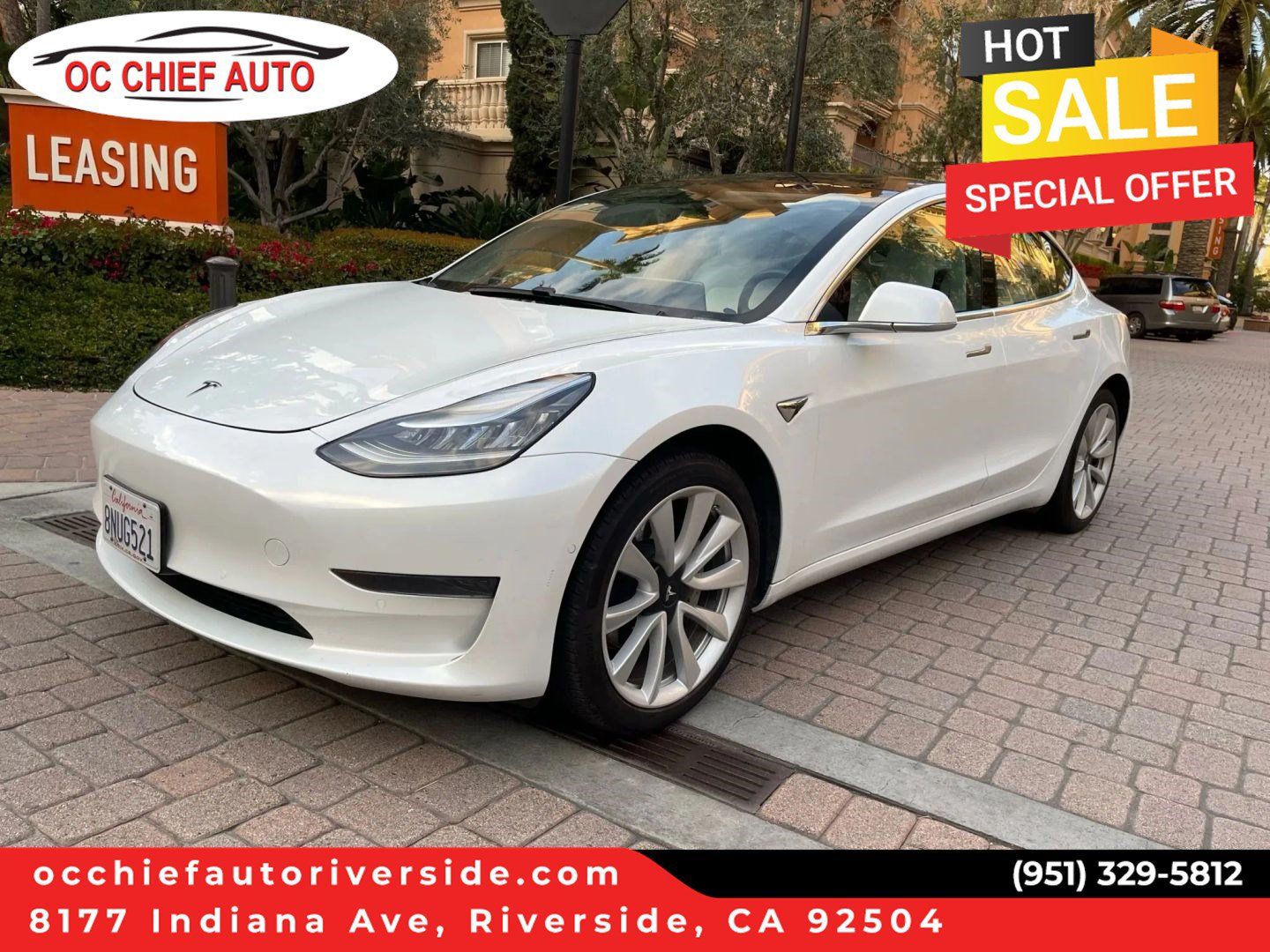 Used 2019 Tesla Model 3 Long Range RWD image 1