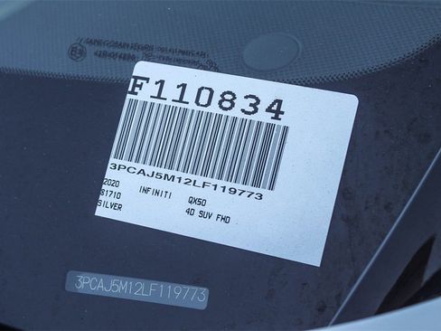 Used 2020 INFINITI QX50 Sensory w/ Proactive Package image 34