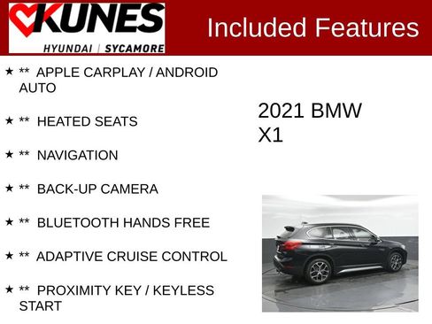 Used 2021 BMW X1 xDrive28i AWD/4WD image 2