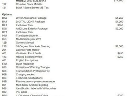 Certified 2023 Mercedes-Benz EQE 350+ 4MATIC SUV image 4