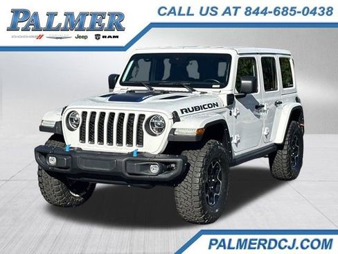 Used 2022 Jeep Wrangler Unlimited Rubicon 4xe w/ Steel Bumper Group image 1