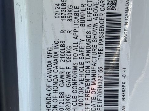 Used 2024 Honda Civic EX image 30
