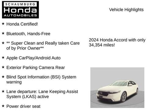 Used 2024 Honda Accord EX image 10