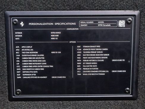 Used 2021 Ferrari SF90 Stradale AWD/4WD image 12