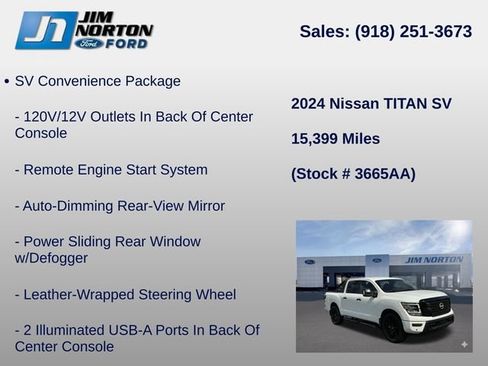 Used 2024 Nissan Titan SV AWD/4WD image 40