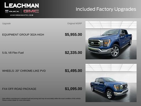 Used 2022 Ford F150 XLT w/ Equipment Group 302A High AWD/4WD image 11