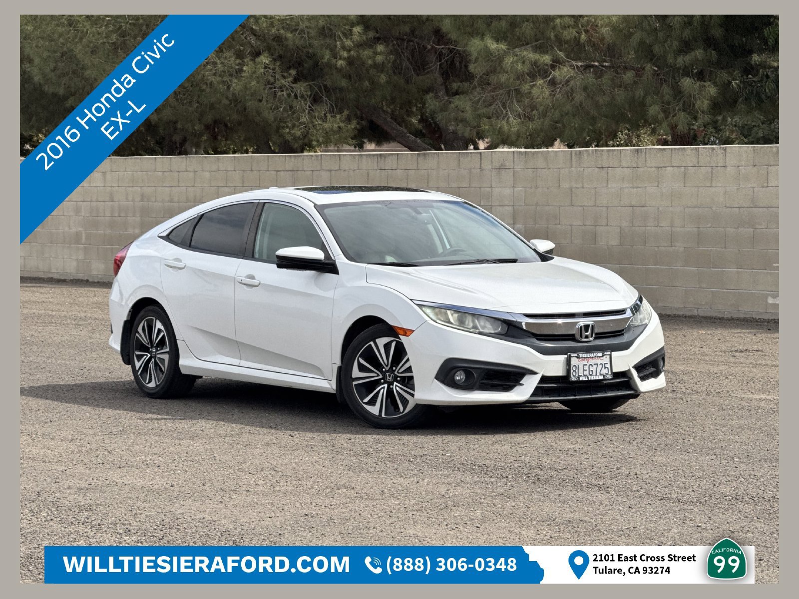 Used 2016 Honda Civic EX-L 360° Tour