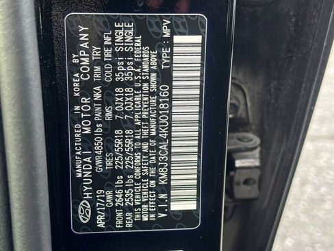 Used 2019 Hyundai Tucson Limited w/ Cargo Package image 35