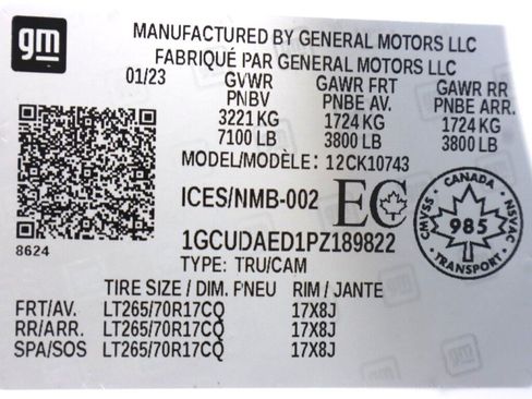 Used 2023 Chevrolet Silverado 1500 W/T w/ WT Safety Package AWD/4WD image 45