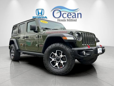 Used 2021 Jeep Wrangler Unlimited Rubicon w/ Steel Bumper Group image 7