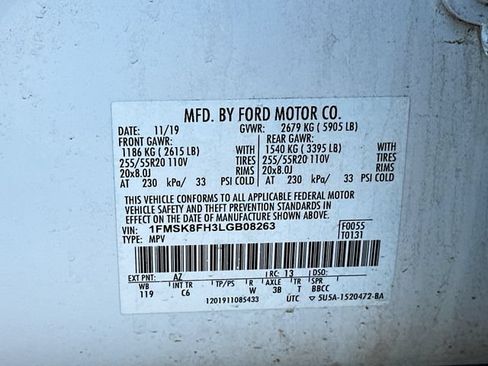 Used 2020 Ford Explorer Limited AWD/4WD image 37