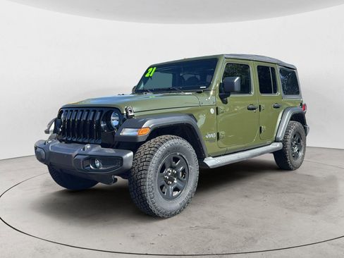 Used 2021 Jeep Wrangler Unlimited Sport AWD/4WD image 1
