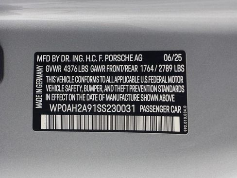 Certified 2025 Porsche 911 Carrera S RWD image 19